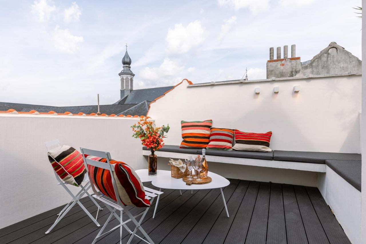 Duplex-Apartment With Terrace On Top Location In Gent Exteriör bild