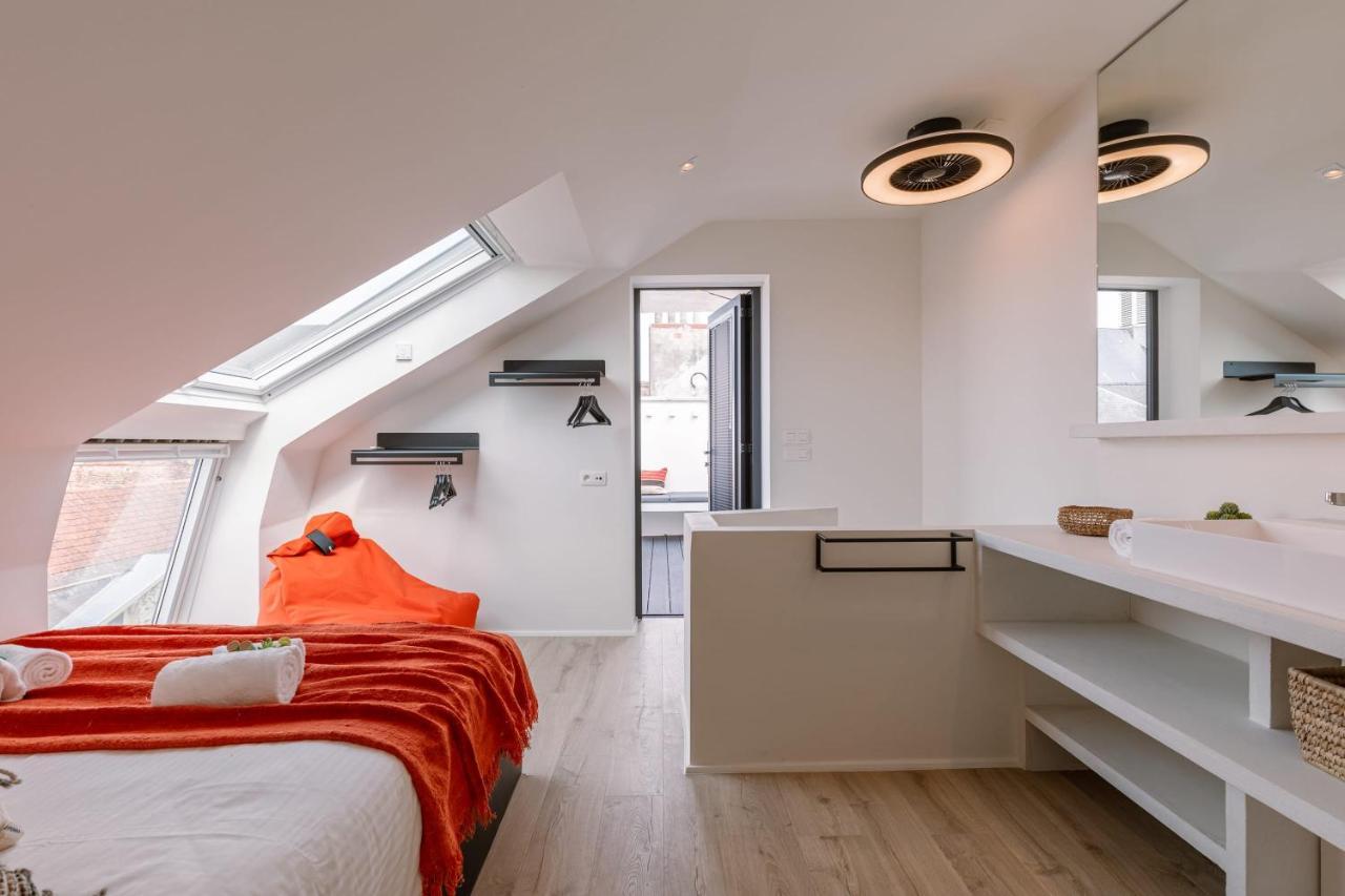 Duplex-Apartment With Terrace On Top Location In Gent Exteriör bild