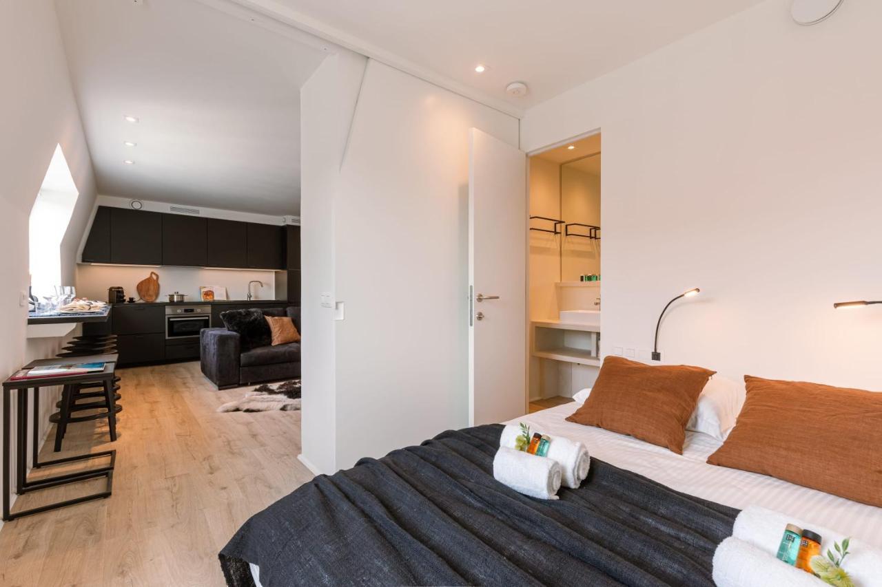 Duplex-Apartment With Terrace On Top Location In Gent Exteriör bild