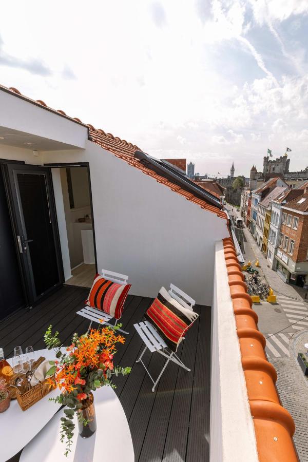 Duplex-Apartment With Terrace On Top Location In Gent Exteriör bild